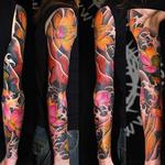 Tattoos - Golden Fish and Lotus - 130305